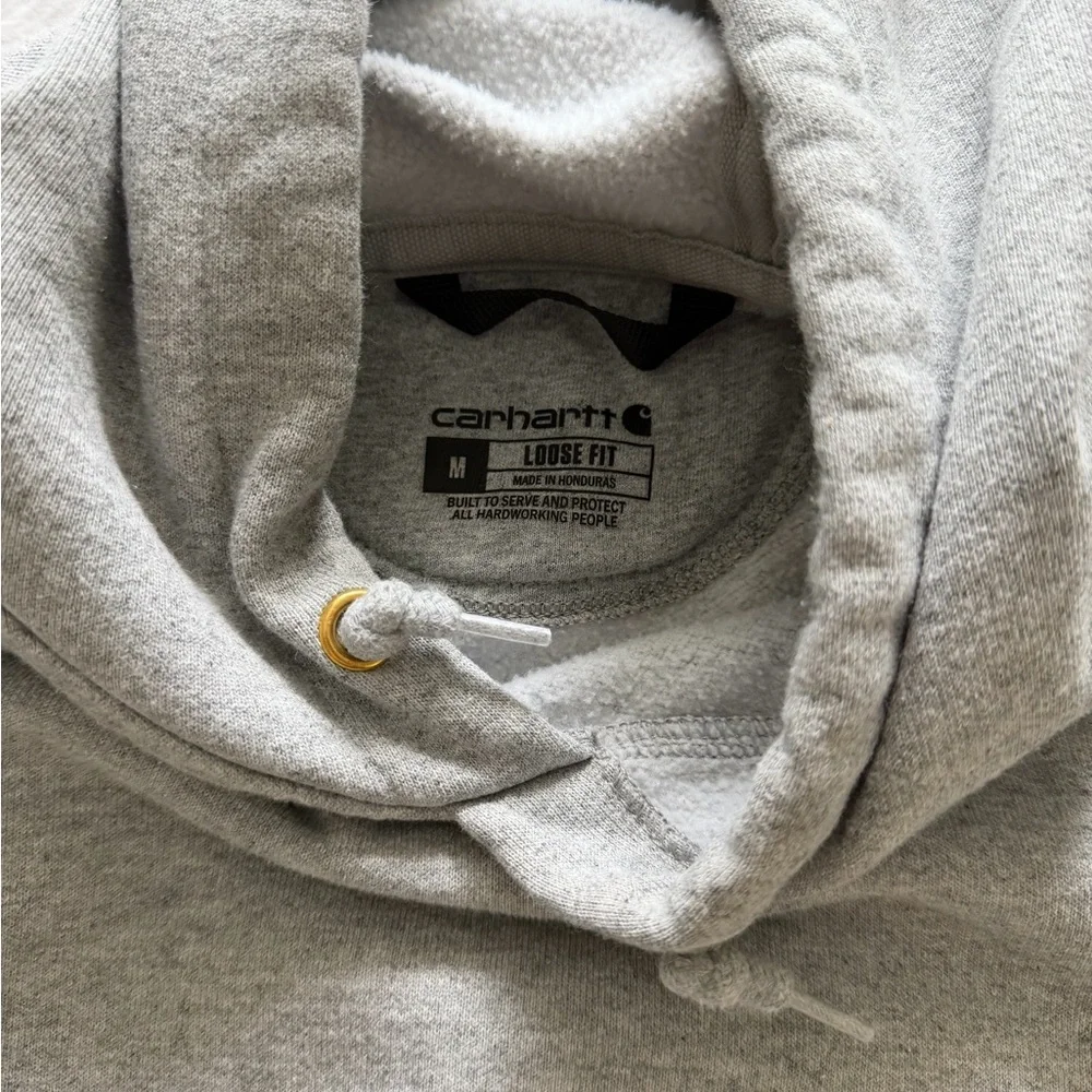 Carhartt Men's Gray Hoodie Sweater - Picture 3 of 5